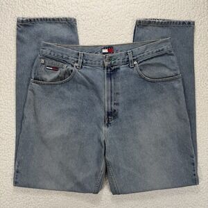 Vintage Tommy Jeans Straight Leg Men's 36x34 (Actual 36x33) 90s Y2K Streetwear